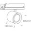 Arona S 20W 1800lm 3000K 38° Ra90 230V IP20 black thumbnail 2