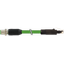 M12 male 0° D-cod. / RJ45 male 0° shielded TPE 22AWG SF/UTP CAT5e gn U thumbnail 2