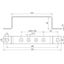 Earthing busbar StSt f. equipotential bonding w. 1 x 4 terminals thumbnail 2