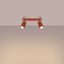 MOVABLE CARBON CEILING STRIP SPOTLIGHTS IN RED FINISH thumbnail 10