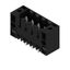 PCB plug-in connector, male header, Flange, THT solder connection, 3.50 mm, Number of poles: 4, 180°, Solder pin length (l): 4.5 mm, tinned, black, Box thumbnail 4