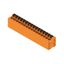 Printed circuit board terminals, 5.00 mm, Number of poles: 16, 180°, Solder pin length (l): 3.5 mm, tinned, orange, PUSH IN with actuator, Clamping range, max. : 2.5 mm², Box thumbnail 3