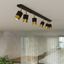 CEILING LAMP NERO 3 BLACK/GOLD GU10 3X40W IP20 thumbnail 5