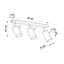 Ceiling lamp RING 3 taupe thumbnail 4