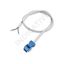 Cable set 2p plug 2x1,5mm� HF blue 2m thumbnail 2
