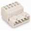 1-conductor male connector CAGE CLAMP® 2.5 mm² light gray thumbnail 1
