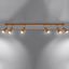 CEILING LAMP ZEKE 6 OAK GU10 6X40W IP20 thumbnail 7