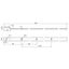 Terminal lug angled  Fl 30x3.5mm StSt (V4A) L 1500mm with bore 11mm thumbnail 2