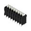 Printed circuit board terminals, 3.81 mm, Number of poles: 8, 180°, Solder pin length (l): 3.5 mm, black, PUSH IN with actuator, Clamping range, max. : 1.5 mm², Tube thumbnail 2