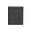 Single switch, (module), Simon 24, IP20/IP44, 10AX, black matt thumbnail 2