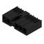 PCB plug-in connector, male header, closed side, Middle flange, THT solder connection, 7.62 mm, Number of poles: 5, 90°, Solder pin length (l): 3.5 mm, tinned, black, Box thumbnail 3