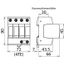 Surge arrester Type 2 DEHNguard M H 4-pole for TT and TN-S systems thumbnail 2