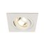 NEW TRIA I MR16 downlight, square, matt white, max. 50W, incl. clip springs thumbnail 1