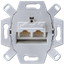 Cat. 6 / Class E data outlet for 2 terminals (separate) thumbnail 1