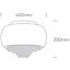 CEILING LIGHT COPPER 6x9W G9 100-240V thumbnail 2