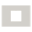 Frame - 1-gang / 2-modules - ABB logo - Dune thumbnail 1