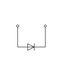 Component terminal block 2-conductor with diode 1N4007 gray thumbnail 4