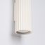 CARBON VERTICAL WALL LAMP WITH BEIGE MINIMALISTIC LAMPSHADE FOR DINING ROOM 2XGU10 thumbnail 6