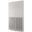 XTSZFFPV42-W1100 Front plate (section high), ventilated, W=1100mm, IP42, grey thumbnail 1