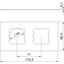 Cover plate 2x EKR for T4L/T8NL Polyamide Graphite black RAL 9011 thumbnail 2
