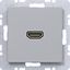 HDMI socket, A.x/C.x, titanium thumbnail 1