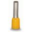 Ferrule Sleeve for 6 mm² / AWG 10 insulated yellow thumbnail 1