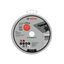 Standard for Inox - Rapido straight cutting disc WA 60 T BF, 125 mm, 22,23 mm, 1,0 mm thumbnail 2