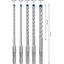 EXPERT SDS plus-7X Hammer Drill Bit Set 6/6/8/8/1 mm 5-pc thumbnail 2
