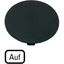 M22-XDP-S-D3 Button plate, mushroom black, UP thumbnail 3