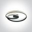 BLACK LED CEILING LAMP 30W WW IP20 230V thumbnail 1