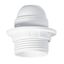 E27 base socket with metal threaded jacket with 2 rings and earth terminal 4A 150W thumbnail 1