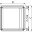 Spacial SF 1 entry cable gland plate - fixed by clips - 800x600 mm thumbnail 1