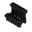 PCB plug-in connector, male header, Flange / Solder flange, THT/THR solder connection, 5.08 mm, Number of poles: 10, 180°, Solder pin length (l): 3.2 mm, tinned, black, Box thumbnail 5