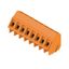 Printed circuit board terminals, 5.00 mm, Number of poles: 8, 135°, Solder pin length (l): 3.5 mm, tinned, orange, Clamping yoke connection, Clamping range, max. : 2.5 mm², Box thumbnail 3