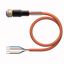 Actuator and Sensor Cable, PUR Connection Cable   RKC4.4T-P7X2-3/TXO thumbnail 1