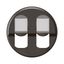 DOUBLE RJ45 SOCKET ROCKER BLACK thumbnail 4