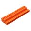 1-conductor male connector CAGE CLAMP® 2.5 mm² orange thumbnail 1