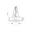Chandelier URANO 80 white thumbnail 5