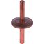 Dripping water protective collar plastic brown w. slot D 37mm H 4.7mm  thumbnail 1