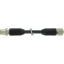 M12 male 0°/M12 female 0° A-cod. shielded PVC 3x2x0.25+6x0.25 bk3m thumbnail 2
