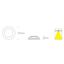 WHITE DARK LIGHT LED 8W WW IP20 230V thumbnail 2