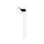 CHIP CORNER BRACKET FOR 60MM MAST BLACK thumbnail 2