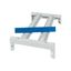 XTSZFBA-W425 Top frame with design strip, W=425mm, grey thumbnail 6