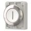 M30I-FD-W-X1 Pushbutton, RMQ-Titan, flat, momentary, White, inscribed 1, Front ring stainless steel thumbnail 6
