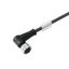 Sensor/actuator line, One end without connector, M12, Number of poles : 8, 15 m, Socket, angled, Shielded: No, LED: No, Sheath material: PUR, Halogen: No thumbnail 1