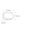BLACK WALL LIGHT 10W WW IP54 230V thumbnail 2