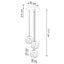 HANGING LAMP TULOS 3P BLACK E27 3X60W IP20 thumbnail 8
