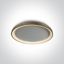 BRUSHED GOLD PLAFO LED 48W WW IP20 230V thumbnail 1