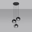 HANGING LAMP TULOS 3P BLACK E27 3X60W IP20 thumbnail 3