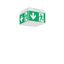 SIGNCUBE mini, 4 W, white, on/off Ceiling luminaires, L 199 B 199 H 14 thumbnail 1